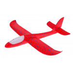 Polystyrénové lietadielko so svetlami červené 